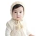 Verala Baby Toddler Knitted Crochet Pilot Cap Bonnet Winter Hat for Girls Boys (Beige)