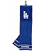 Team Golf MLB Los Angeles Dodgers Embroidered Golf Towel Embroidered Golf Towel, Checkered Scrubber Design, Embroidered Logo