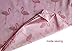 BeeGreen Reuable Bags Grocery Roll Up w Elastic Ribbon,Fashion Printing Pattern Design, Compact, Washable, Durable and Lightweight (Flamingo)