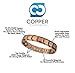 Copper Compression Elegant Luxury Copper Bracelet for Arthritis - 99.9% Pure Copper Magnetic Therapy 18 Magnet Link Bracelet for Men + Women. Therapeutic Bracelets for Carpal Tunnel Arthritis, Golf