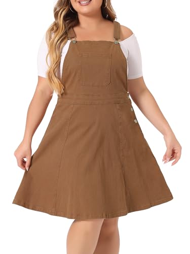 Agnes Orinda Denim Overall Dress
