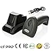 LS-PRO 2D QR Wireless Bluetooth Barcode Scanner, USB Cradle Receiver, Handheld 1D/2D Data Matrix PDF417 Image Reader, 100 ft Transmission Range, 2200mAh Battery, 1 Year Warranty