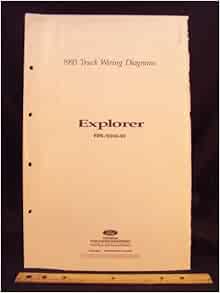 1993 FORD Explorer SUV Electrical Wiring Diagrams / Schematics: Ford