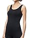Beilini Women's Camisole Basic Layering Tank Top Wide Strap Stretch, Black, X-Large