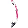 AQUA A DIVE SPORTS Dry Snorkel Easy Breath Diving Snorkel for Snorkeling Scuba Diving Swimming with Top Dry Valve and Food Grade Silicone Mouthpiece for Adult Youth