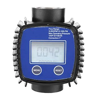 1″ Digital Flow Meter, Multipurpose High Accuracy Water Diesel