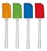 BonBon® Heat Resistant 4pcs Silicone Spatula Scraper Kitchen Utensil Set - Dishwasher Safe