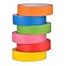 Colored Masking Tape 1 Inch x 22 Yards x 6 Rolls Colored Painters Tape Drafting Paint Tape Colorful Craft Tape for Kids Arts Supplies, Labeling, Color-Coding, Decor, Painting(6 Color)