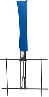 Siena Garden Balkonschirm Twinsoll, L 220 x B 150cm, Gestell: Stahl, pulverbeschichtet in anthrazit, Bezug: Polyester, 180g/m² in blau, Lichtschutzfaktor: UPF 50+