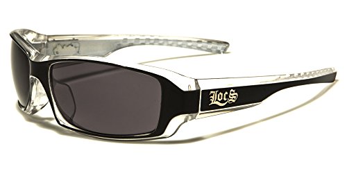 Locs Two Tone Original Gangsta Shades Fashion Statement Translucent Frame Sunglasses