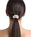 Flexible Rhinestone Ponytail Holder -CLEAR-1SIZ