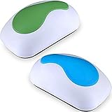 Mudder Magnetic Whiteboard Eraser for Dry Erase Pens and Markers, 2 Pieces (Light Blue, Green)