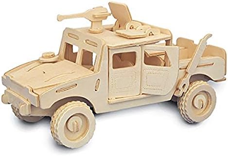 emi power 3D Puzzle Woodcraft Construction Kit Toys Children's Toys Best Gift (Humvee)