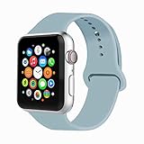 IYOU Sport Band Compatible with Watch Band 38MM 42MM, Soft Silicone Replacement Sport Strap Compatible with 2018 Watch Series 4/3/2/1