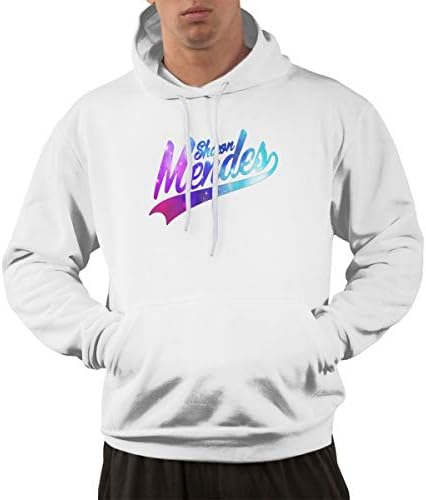 15DIW Shawn Mendes Men Hooded Fleece Sweatshirt White