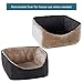 Petsfit Dog/Cat Booster Seat with Pockets, small dog car seat for Cars, Trucks and SUVs (Small, Dark Brown)