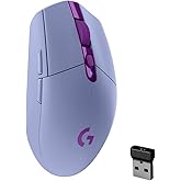 Logitech G305 LIGHTSPEED Wireless Gaming Mouse, Hero 12K Sensor, 12,000 DPI, Lightweight, 6 Programmable Buttons, 250h Batter
