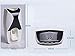 Wekity 015 Squeezer Kit Wall Mounted 5 Toothbrush Holder with Automatic Toothpaste Dispenser (Black)