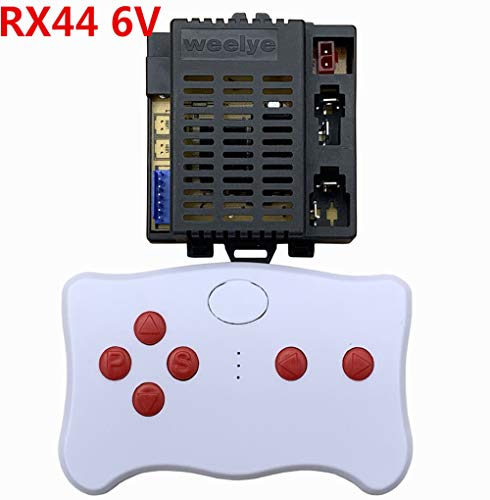 wellye RX44 6V Kids Powered Ride on car 2.4G Bluetooth Remote Control and Receiver Kit Controller Control Box Accessories for Children Electric Ride On Car Replacement Parts