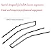 Professional Ballet U Shaped Hair-Pins ROCST Black for Woman Girl Buns 3 inch 12 Pack(Black)