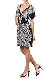 Kiwi Co. Paisley Print V-Neck Kimono Dress Navy Medium, Online Clothing Store