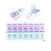 E-Crazy Pill Organizer, Pill Box Twice-a-Day, Weekly Pill Planner with Detachable Compartments, can be Detached as Daily Pill Box, AM PM Pill Organizer