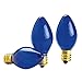 Rite Lite Pack of 3 Blue C7 Hanukkah Menorah Replacement Light Bulbs