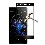for Sony Xperia XZ2 Premium Screen Protector,Full Screen Coverage Scratch Resistant Bubble Free Anti-Fingerprints 9H Hardness Tempered Glass Film for Sony Xperia XZ2 Premium [2 Pack] [Black]