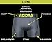 adidas Men's Sport Performance Mesh Trunks Underwear (2-Pack), Hi Res Red/Onix Onix/Hi Res Red, X-LARGE
