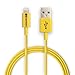 [Apple MFi Certified] Cable Matters Lightning Cable in Yellow 6.6 Feet/2 Meters