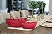 Architec EcoSmart 7qt Serving Bowl, Recycled Plastic and Flax Husk, Made in The USA, Red PolyFlax