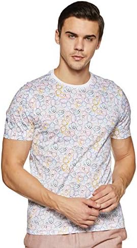 Simon Carter Men's Printed Slim Fit T-Shirt