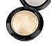 Mallofusa Single Color Baked Eye Shadow Palette Glitter Powder ,Sunshine Golden,CES3809