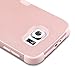 ULAK Galaxy S6 Case, S6 Case, Shock Resistant Hybrid Soft Silicone Hard PC Cover Case for Samsung Galaxy S6, Will NOT Fit S6 Active (Rose Gold)