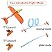Airplane Toys Throwing Foam Plane, 20 Inch Gaint LED Light Up Glider Airplane Model Toy with Dual Flight Mode Challenging Outdoor Plane Jet Sports Game Flying Toys Gift for Kids Toddlers Teen (4 Pack)