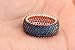 Special Design Turkish Handmade Jewelry 5 Lines Sapphire Zircon Stone 925 Sterling Silver Band Ring All Size