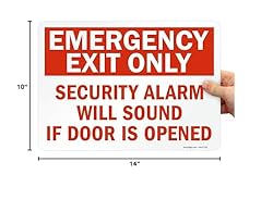 SmartSign-S-1506-EU "Emergency Exit Only - Security