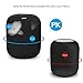 AIOZX for 2 Pack Homepod Smart Speaker Carrying Case Skin Pouch Sleeve,Anti-Scratch Dust Proof Protective Cover (White+Deep Black)