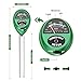 MARGE PLUS Soil Tester Moisture Meter, 3 in 1 Soil Test Kit Gardening Tools for PH, Light & Moisture, Plant Tester for Home, Farm, Lawn, Indoor & Outdoor (No Battery Needed)