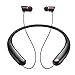 Sports In-ear Noise Cancelling Earphone with Mic for iPhone 7, Samsung and Other Bluetooth Devices by Havan (black)