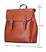 Women' s Genuine Leather Small Backpack School Bag Travelling Bag Made of Oiled Cow Leather With Vintage Design