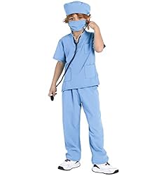 Doctor Costume for Kids Scrubs Pants with