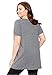 Woman Within Plus Size Perfect Short-Sleeve Shirred U-Neck Tunic - 3X, Black