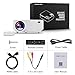 Upgraded DBPOWER T20 LCD Mini Movie Projector +10% Brighter, Multimedia Home Theater Video Projector with HDMI Cable, Support 1080P HDMI USB SD Card VGA AV TV Laptop Game iPhone Android Smartphone
