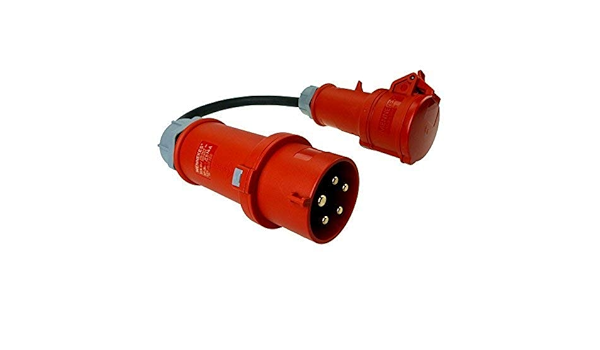CEE adaptador de corriente 32 A macho a 16 A Enchufe aprox ...