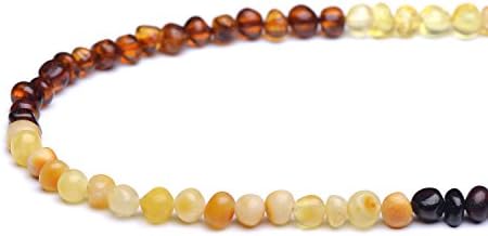 Polished Baltic Amber Loose Bead with drilled Hole 10grams - 3 Different Sizes to Choose - 6 Different Colors to Choose (Mixed2, 4-6 mm)