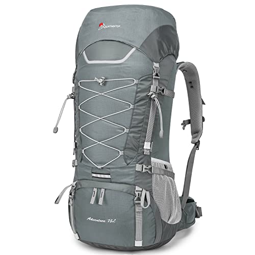 Mountaintop 70L/75L Internal Frame Hiking Backpack (75LGray) Pricepulse