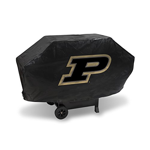NCAA Purdue Boilermakers Deluxe Grill Cover, Black, 68 x 21 x 35"