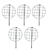 MTB 16 x 24 inch Grow Through Plant Support, Pack of 5