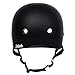 Critical Cycles Classic Commuter Bike/Skate/Multi-Sport CM-2 Helmet with 11 Vents, Matte Black, Medium: 55-59 cm / 21.75